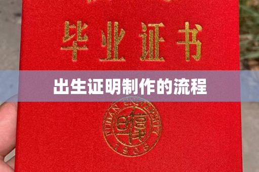 大内出生证明制作的流程