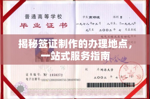 大内揭秘签证制作的办理地点，一站式服务指南
