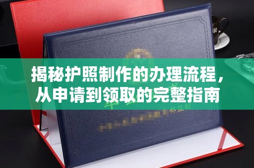 大内揭秘护照制作的办理流程，从申请到领取的完整指南