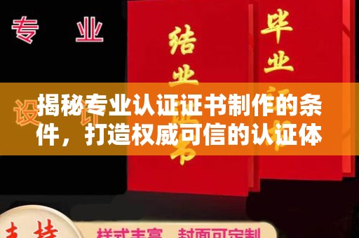 大内揭秘专业认证证书制作的条件，打造权威可信的认证体系
