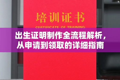 大内出生证明制作全流程解析，从申请到领取的详细指南